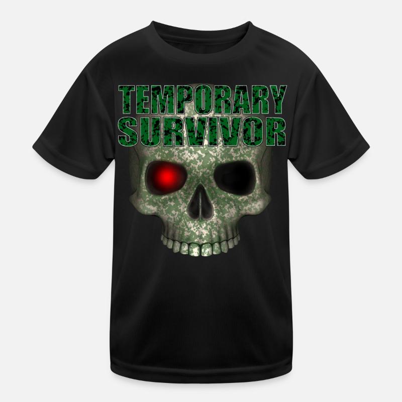 Temporary Survivor Skull R6Z Kinder Funktions-T-Shirt
