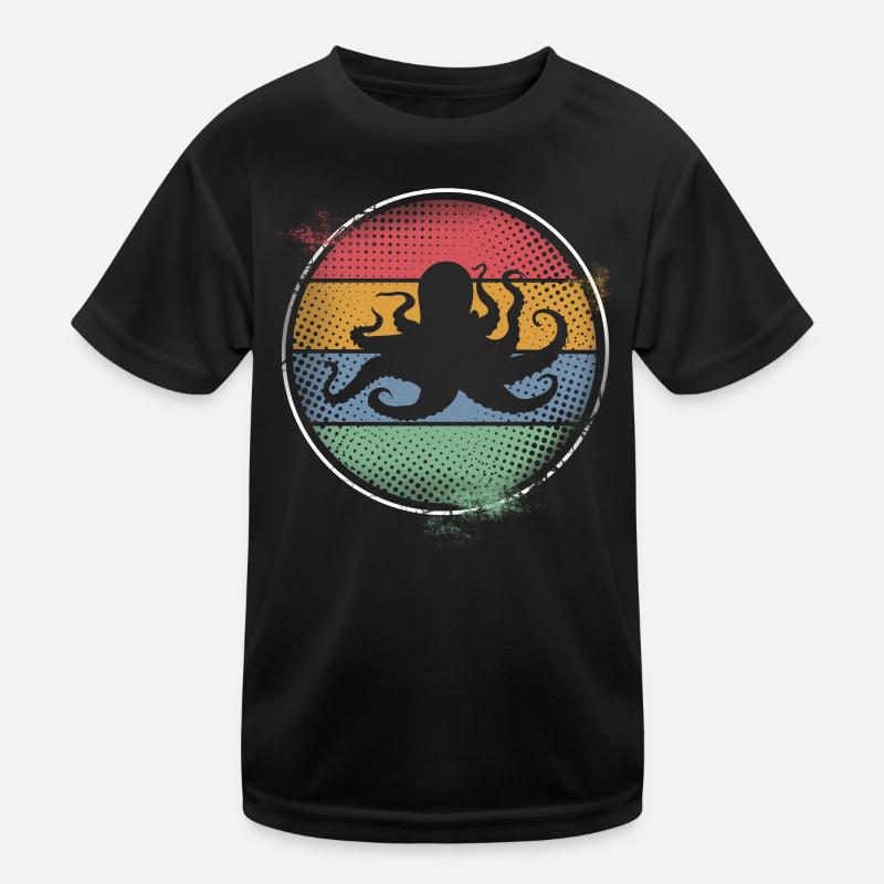 Octopus Octopus Octopus Marine Animal Kids Functional T-Shirt