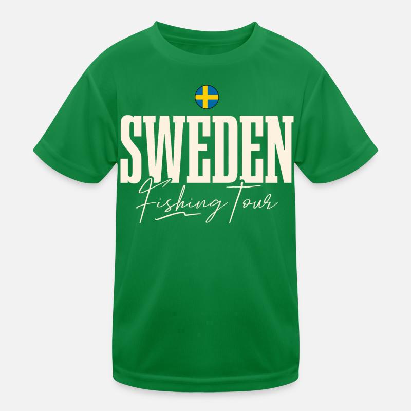 Excursion de pêche en Suède T-shirt sport Enfant