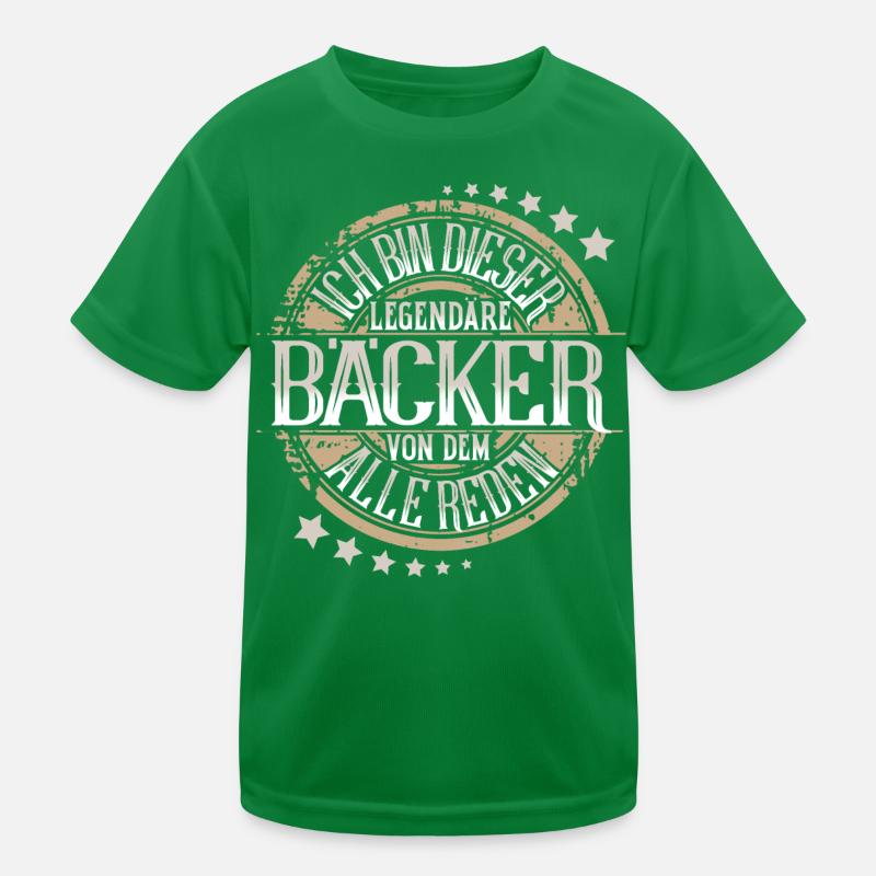 Bäcker Kinder Funktions-T-Shirt