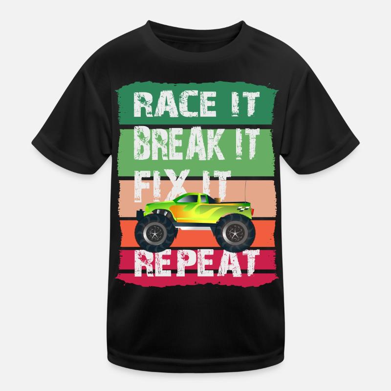 RC Modell Auto Kinder Funktions-T-Shirt