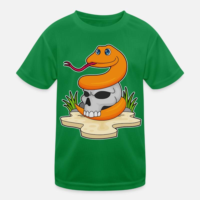 Crâne de serpent T-shirt sport Enfant
