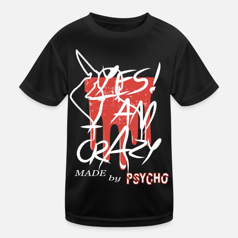 Ja ich bin Verrückt Kinder Funktions-T-Shirt