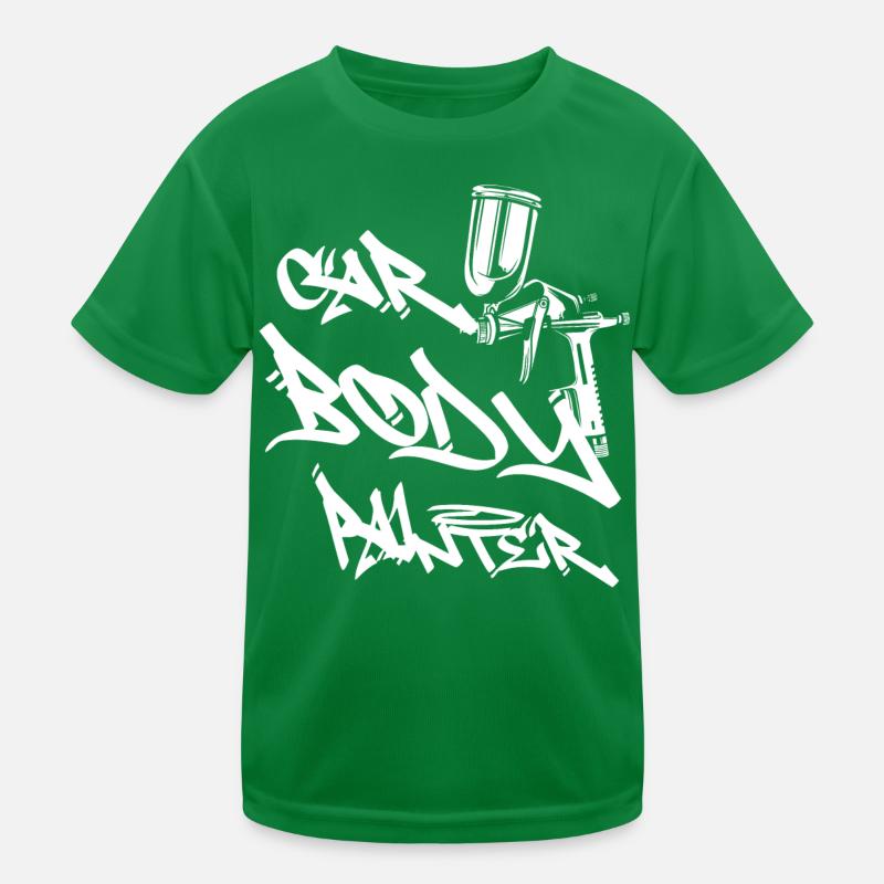 Car Painter Kids Functional T-Shirt