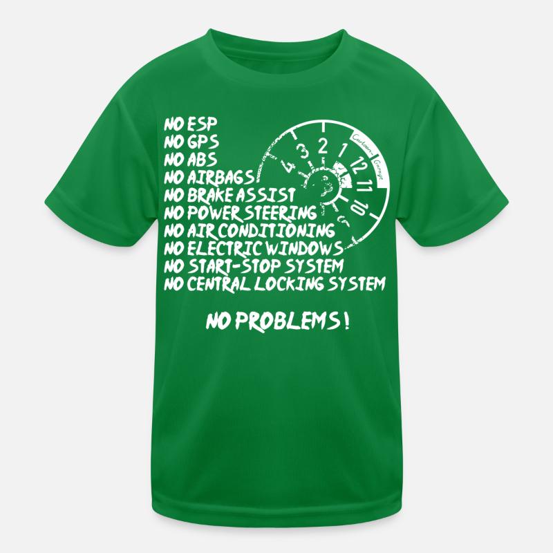 No Problems Kinder Funktions-T-Shirt
