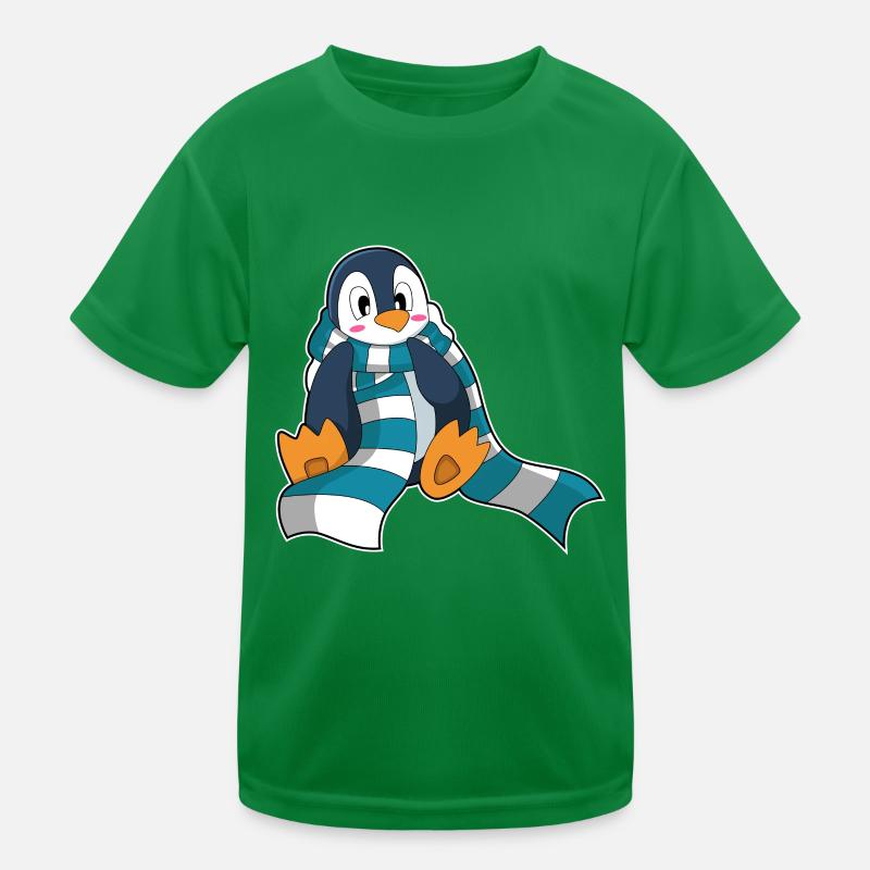 Écharpe d’hiver Pingouin T-shirt sport Enfant
