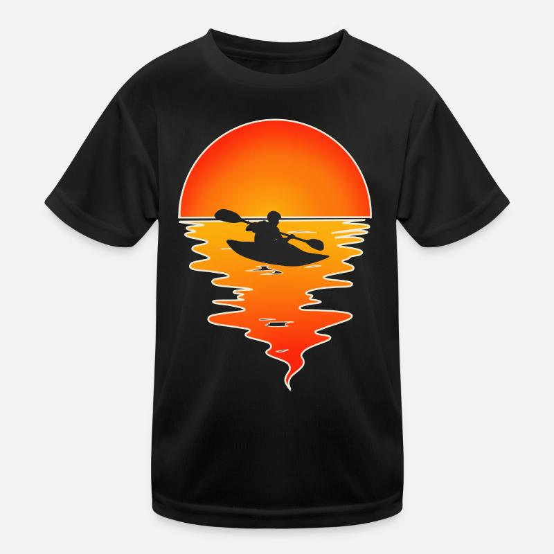 Kayak Kayaker Kayaker Kids Functional T-Shirt