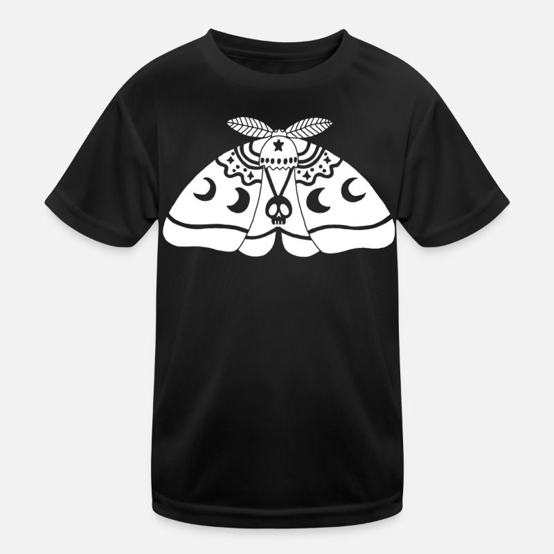 Weiße Motte Kinder Funktions-T-Shirt