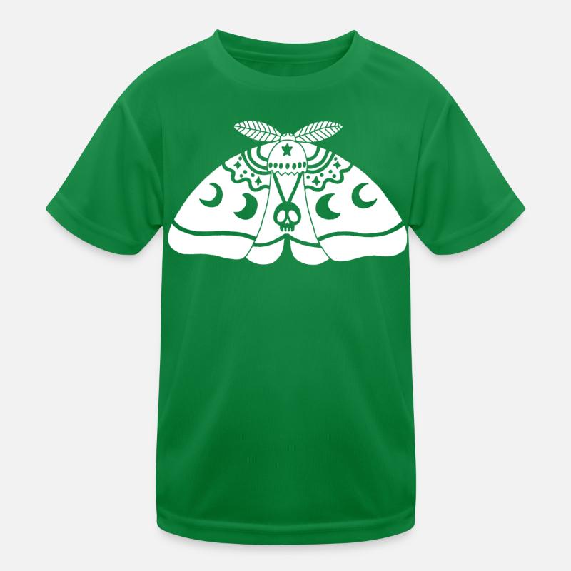 White moth Kids Functional T-Shirt