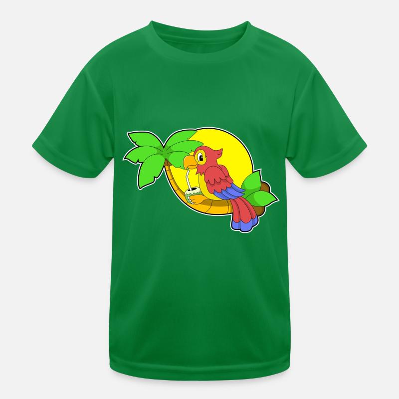 Parrot Coconut Kids Functional T-Shirt
