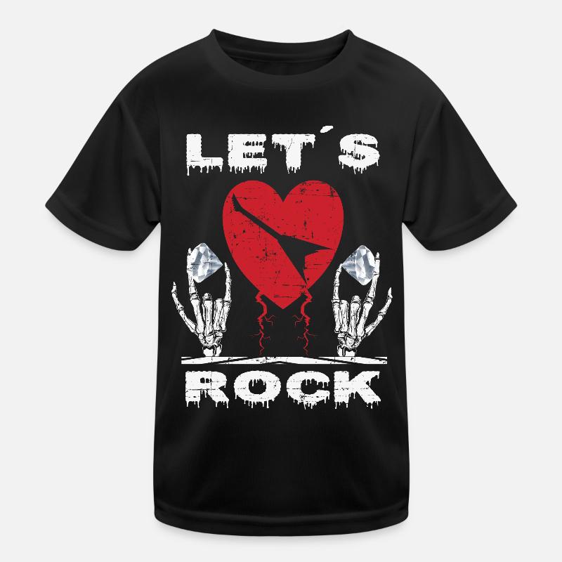 Lass uns Rocken Kinder Funktions-T-Shirt