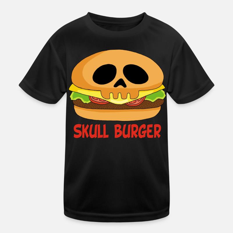 Le retour du crâne burger T-shirt sport Enfant