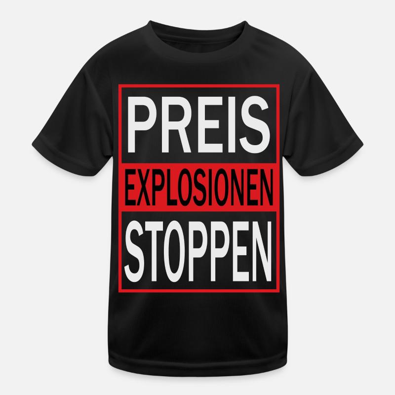 Stop price explosions Kids Functional T-Shirt