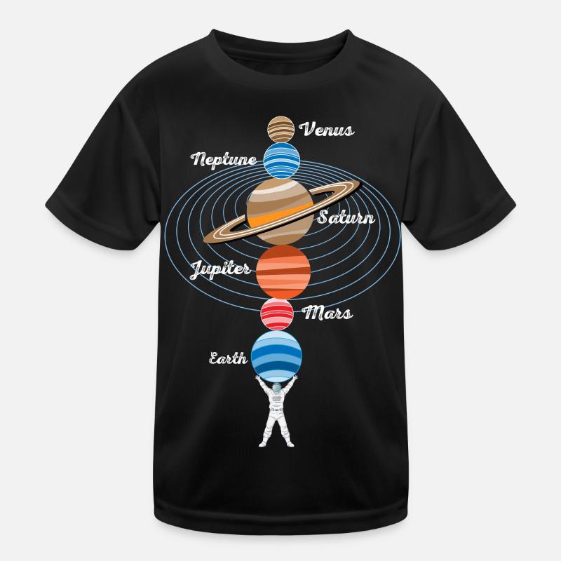 Starker Astronaut Kinder Funktions-T-Shirt