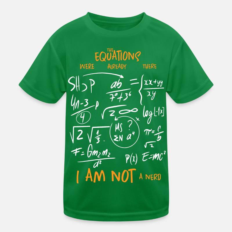 Mathematics equations Kids Functional T-Shirt