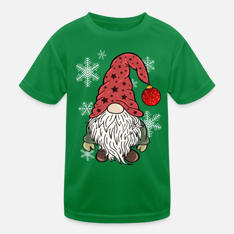 Vintage Gnome Christmas Elfes T-shirt sport Enfant