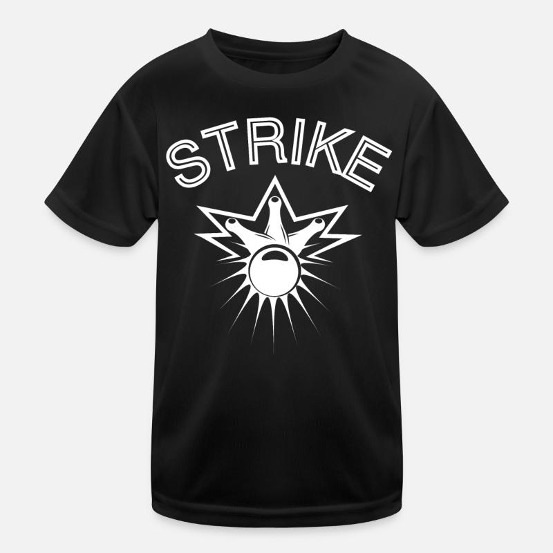 bowling, bowling fan, strike Kids Functional T-Shirt