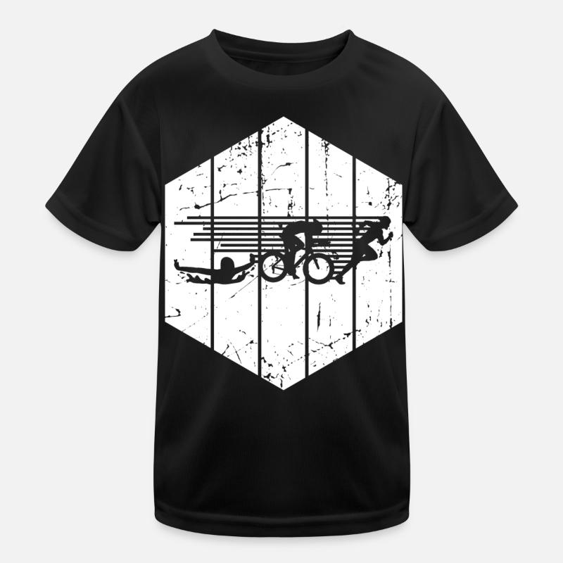 Triathlon Wettkampf Kinder Funktions-T-Shirt