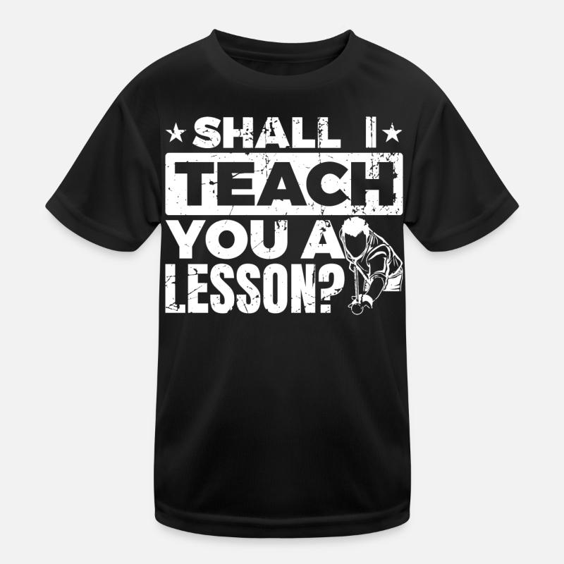 Billiard lesson Kids Functional T-Shirt