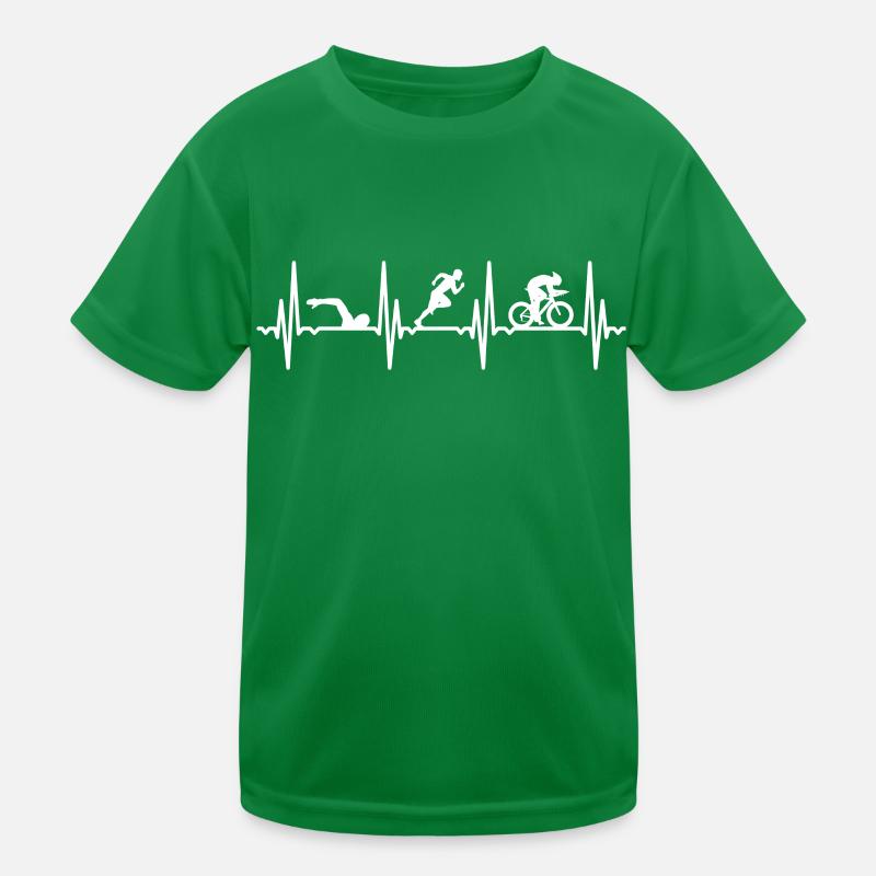 Triathletes' palpitations Kids Functional T-Shirt