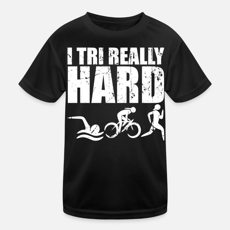 Multisport-Rennen Kinder Funktions-T-Shirt