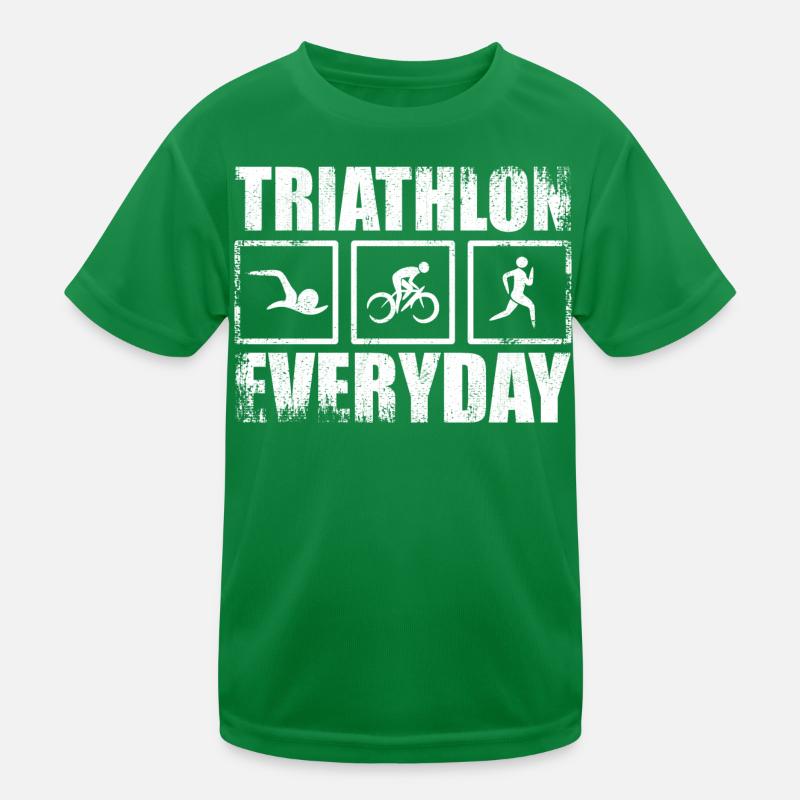 Triathlon Routine Kinder Funktions-T-Shirt