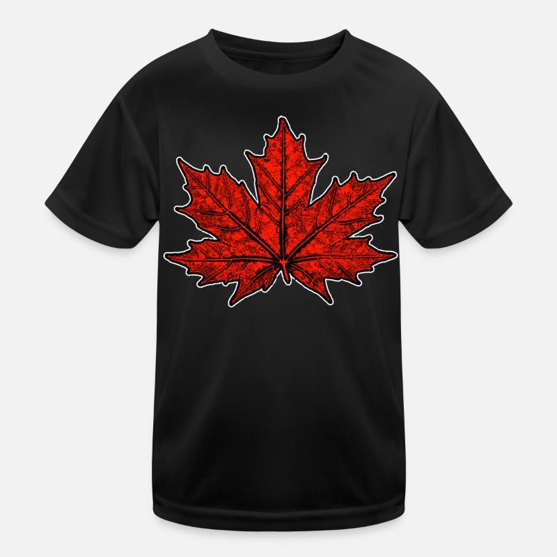 Ahorn / Blatt Kinder Funktions-T-Shirt
