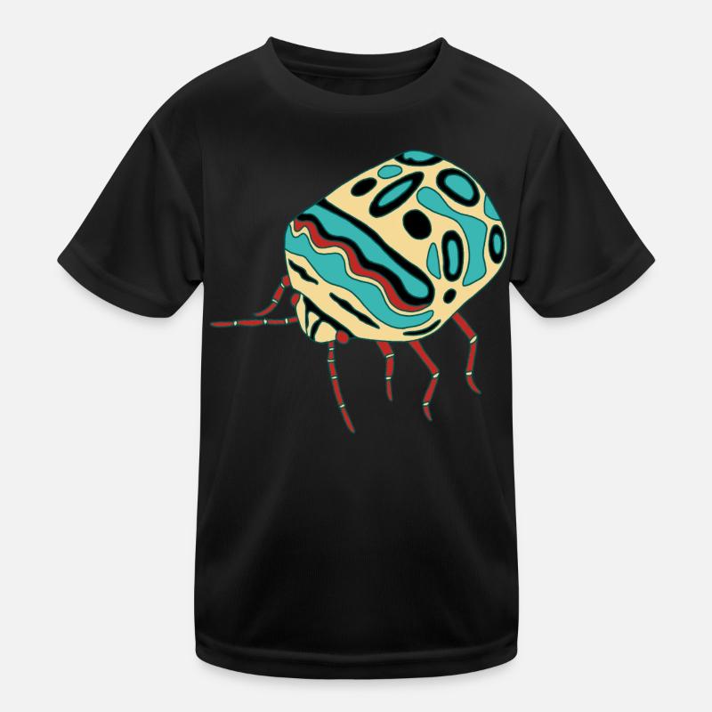 Multicolored insect Kids Functional T-Shirt