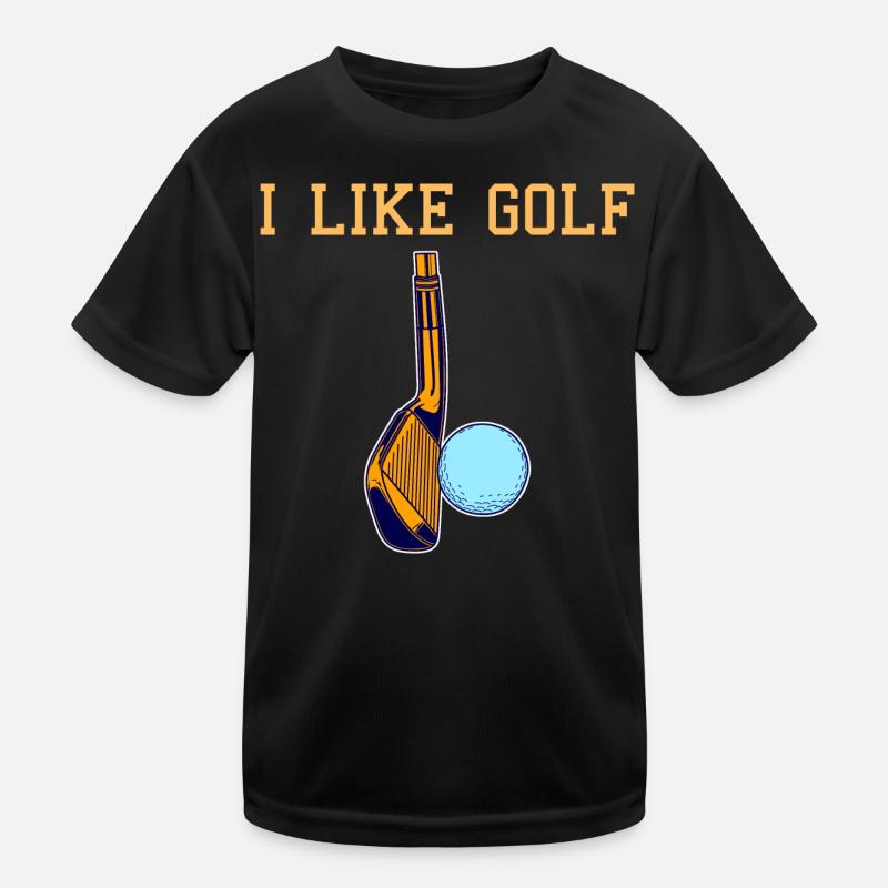 Golf Liebe Kinder Funktions-T-Shirt