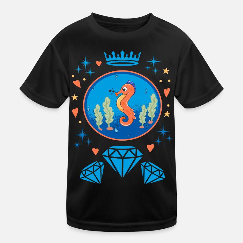 Insigne d’hippocampe Diamond T-shirt sport Enfant