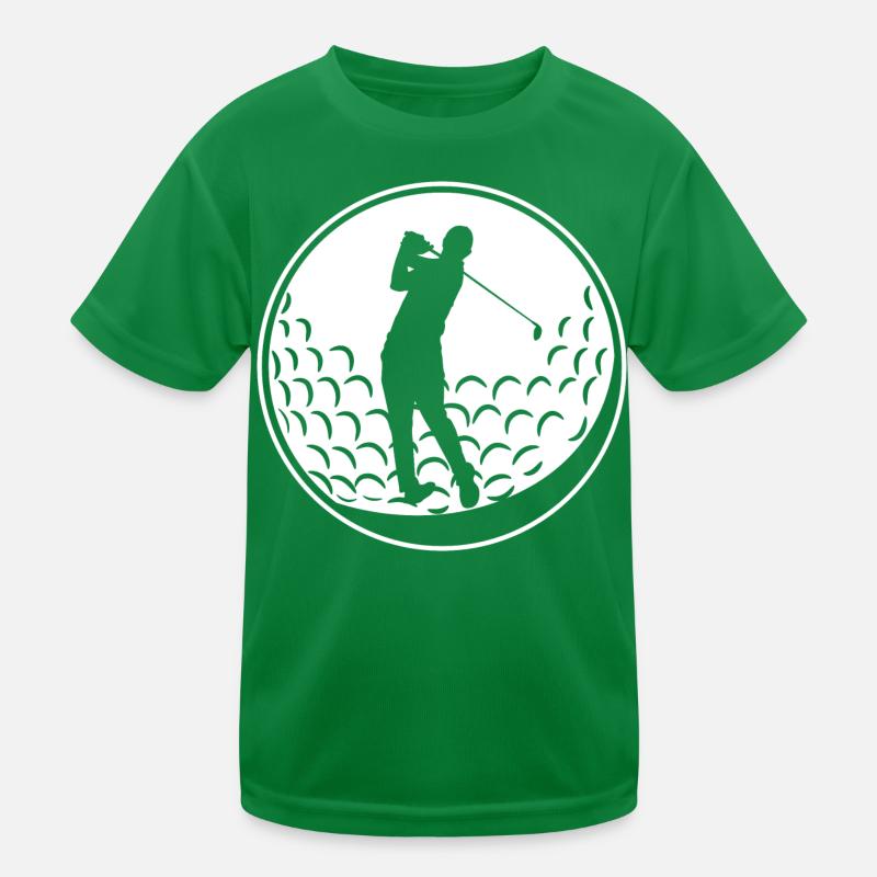 Golf ball Kids Functional T-Shirt