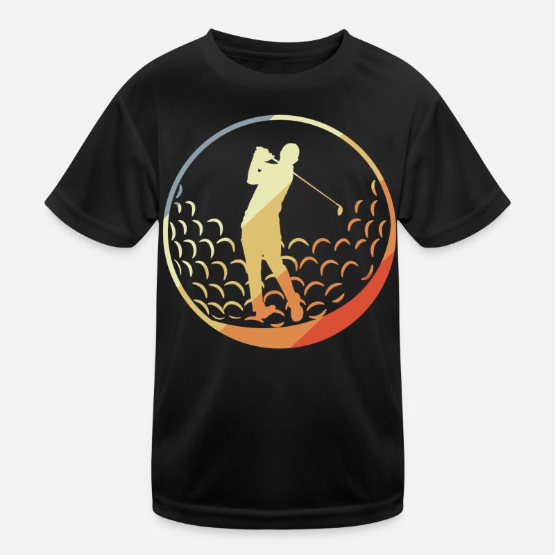 Golfer Kids Functional T-Shirt