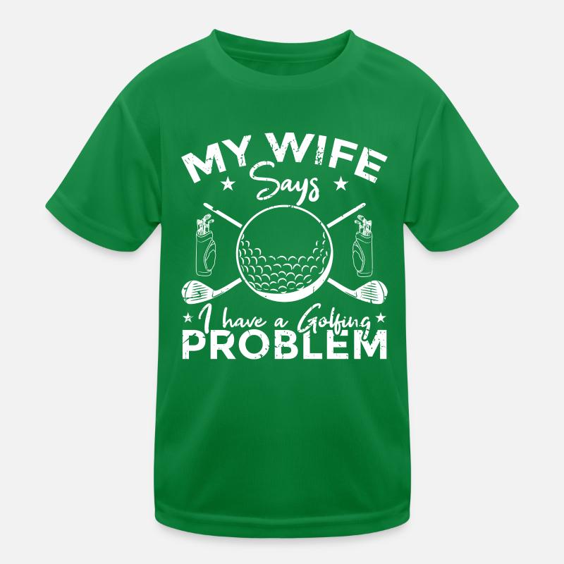 Golf Problems Kids Functional T-Shirt