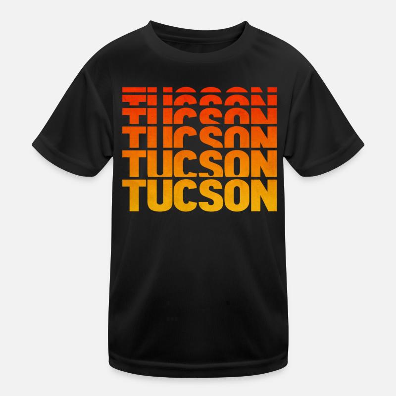 Tucson Gradient Block Typo Kinder Funktions-T-Shirt