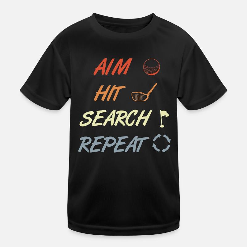 Golf Routine Kids Functional T-Shirt