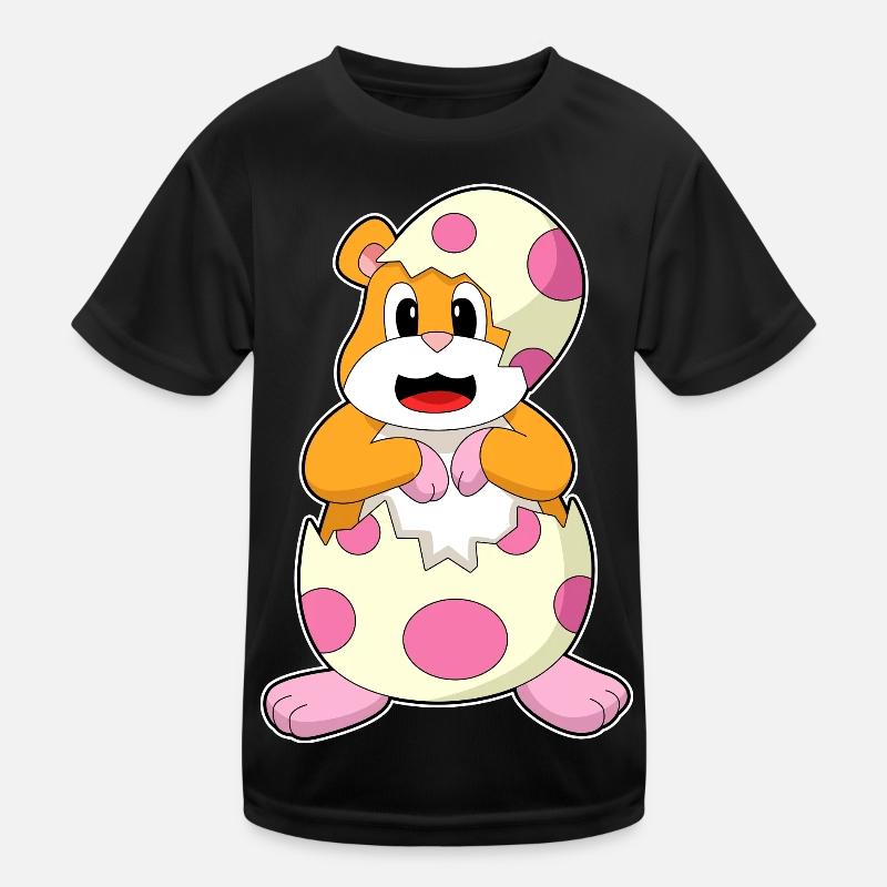 Hamster Eierschale  Kinder Funktions-T-Shirt