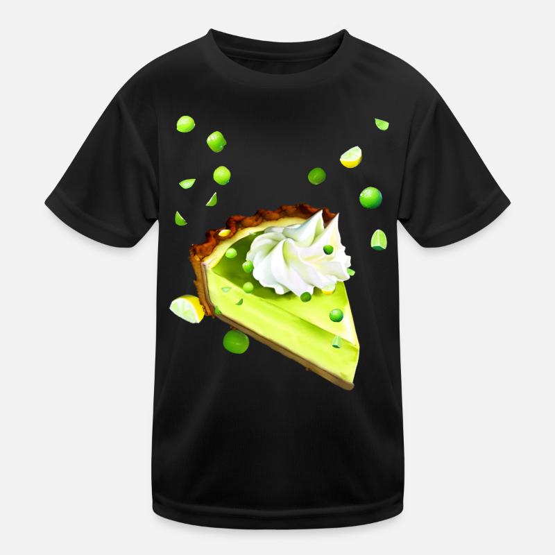 Limettenkuchen Citrone Limette Kinder Funktions-T-Shirt