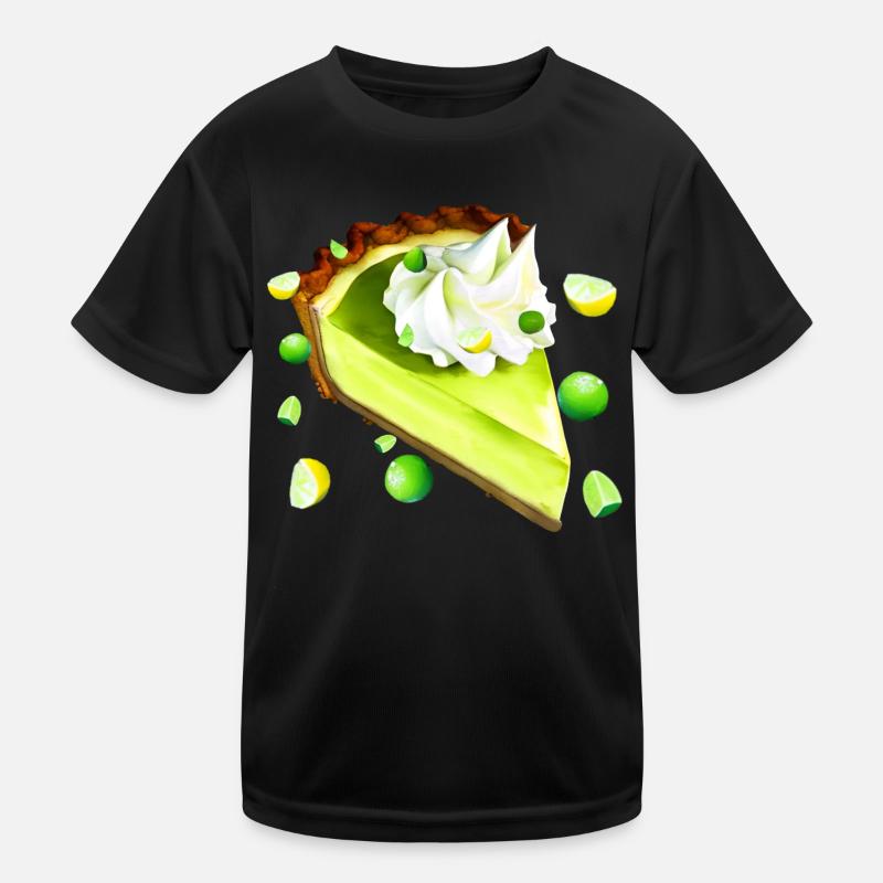 Limettenkuchen Stück Key Lime Pie Kinder Funktions-T-Shirt