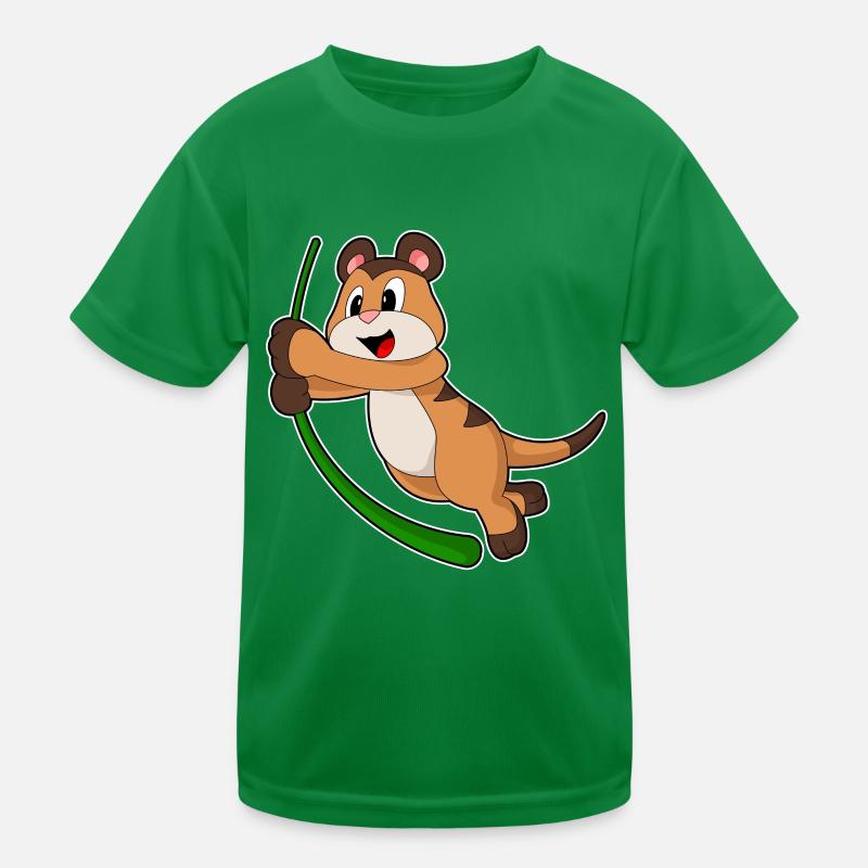 Erdmännchen Liane Dschungel Kinder Funktions-T-Shirt