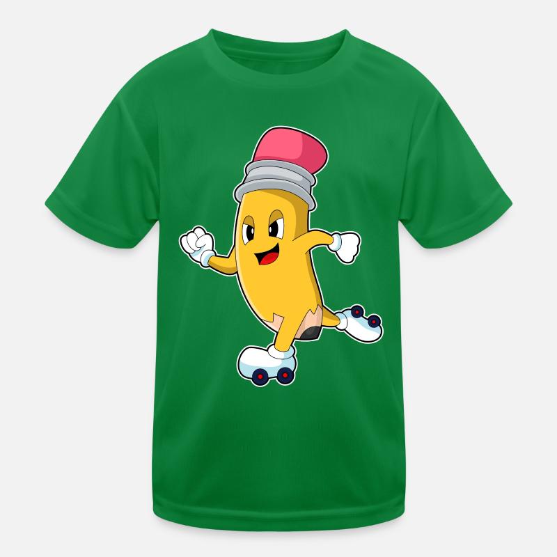 Patins à roulettes crayons T-shirt sport Enfant