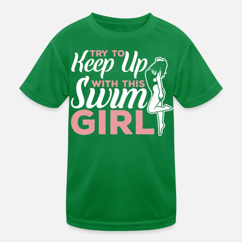 Swimmer Kids Functional T-Shirt