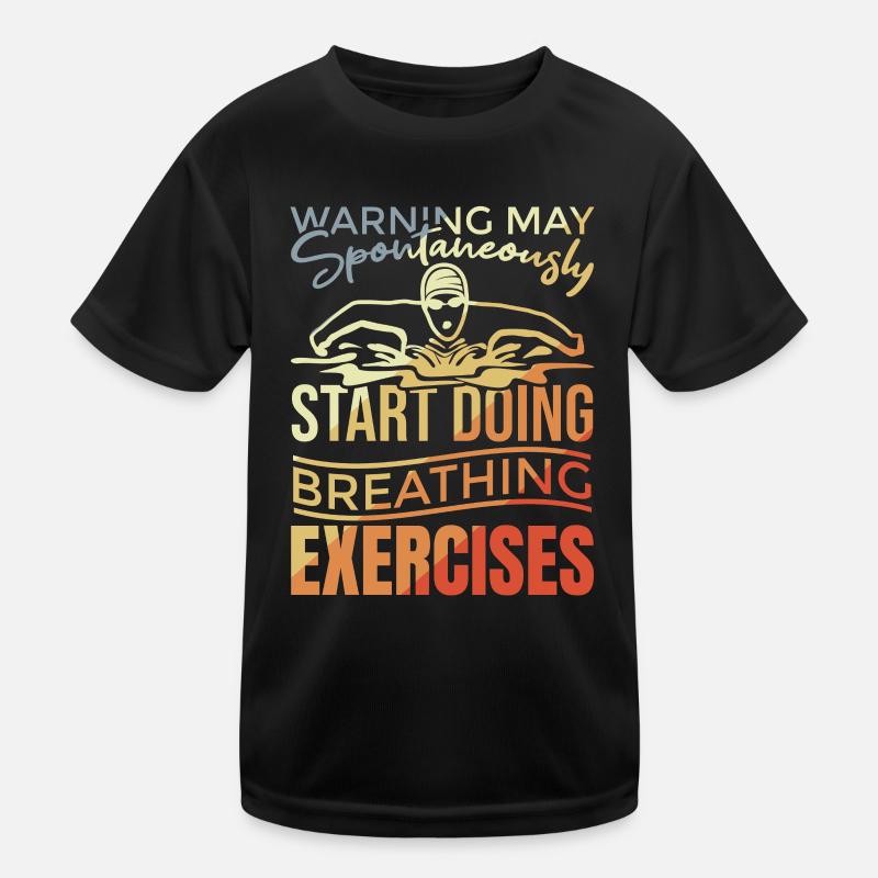 Schwimmer Witz Kinder Funktions-T-Shirt