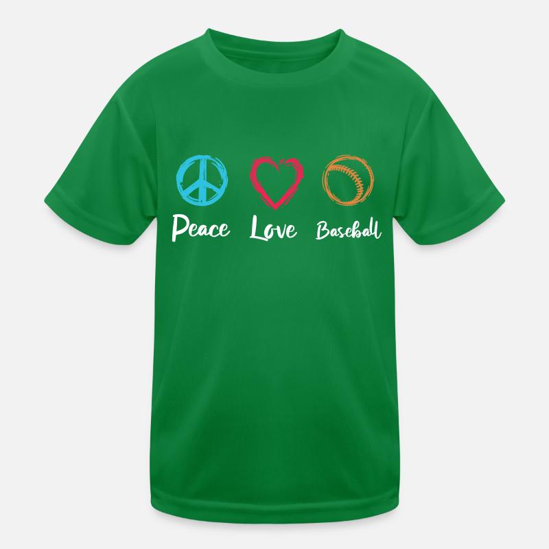 Baseball Liebe Kinder Funktions-T-Shirt