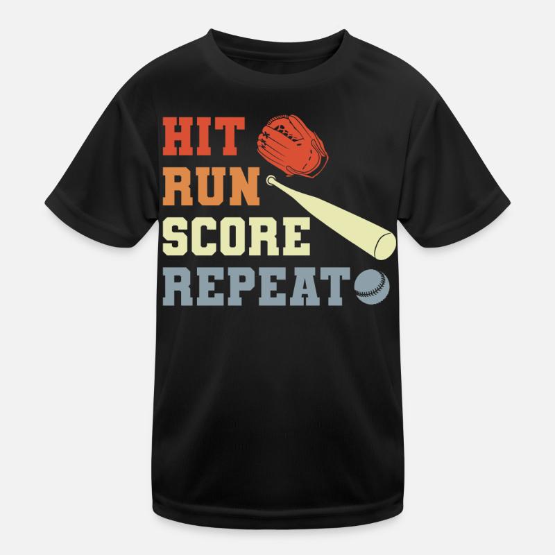 Baseball Slogan T-shirt sport Enfant