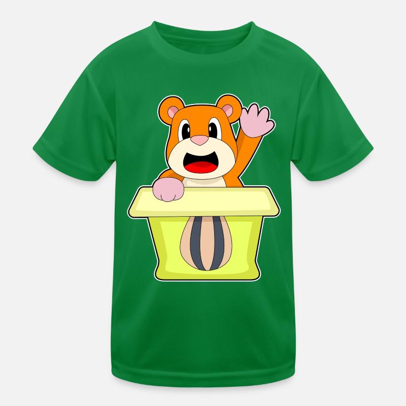 Hamster Karton Kinder Funktions-T-Shirt