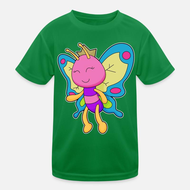 Butterfly Crown Kids Functional T-Shirt