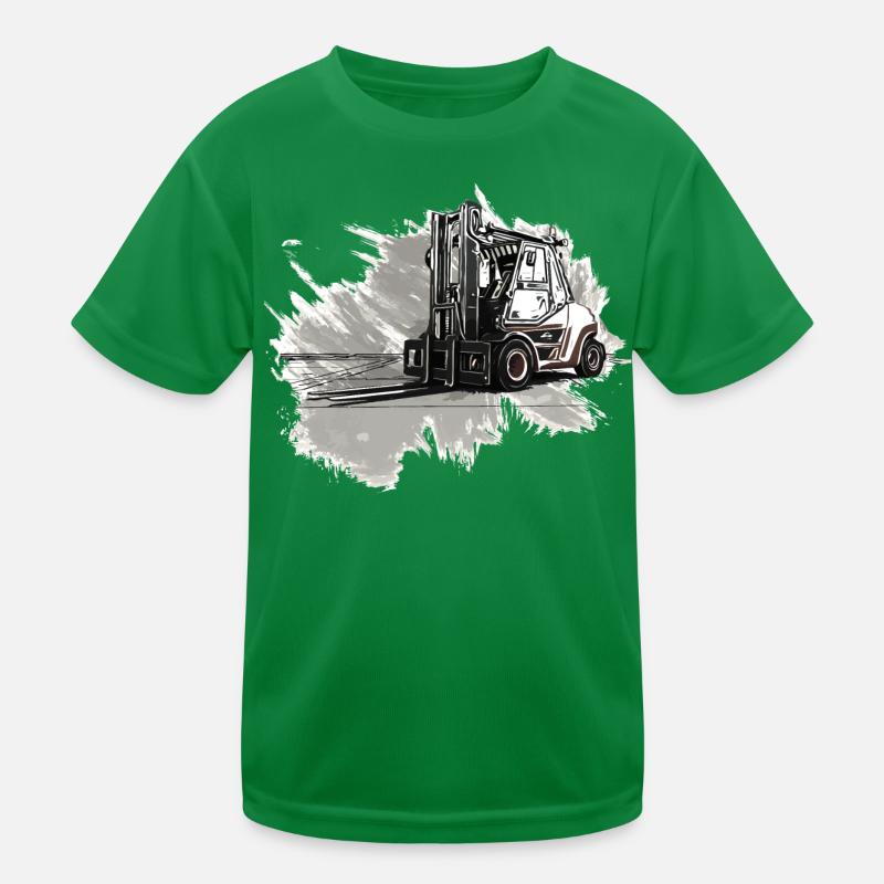 Gabelstapler Kinder Funktions-T-Shirt