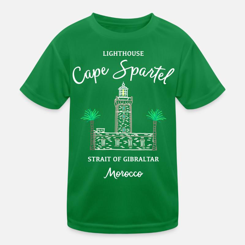 Maroc, Phare du Cap Spartel, Gibraltar T-shirt sport Enfant