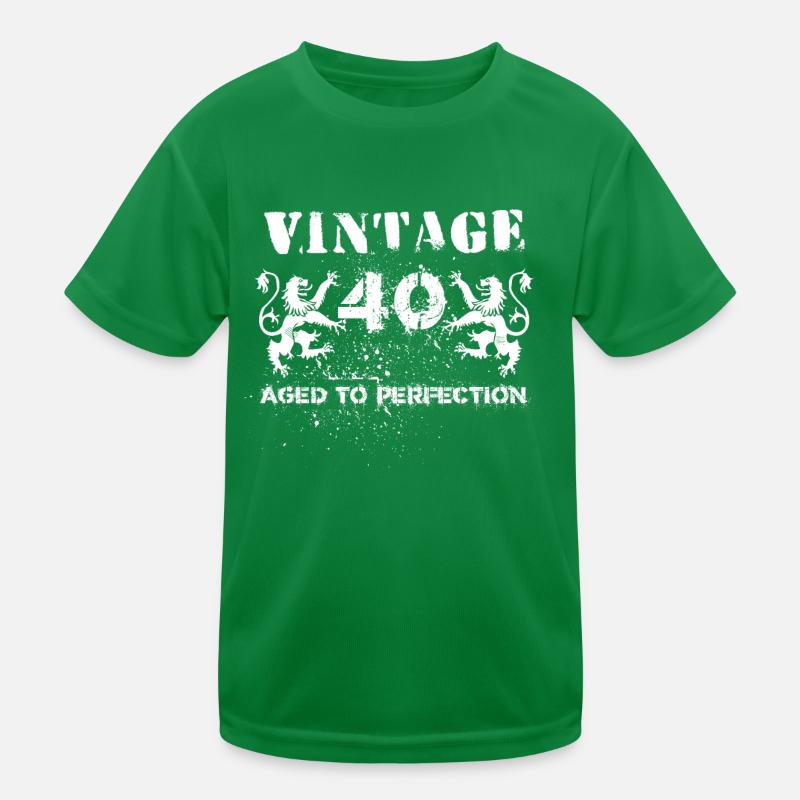 40e anniversaire T-shirt sport Enfant