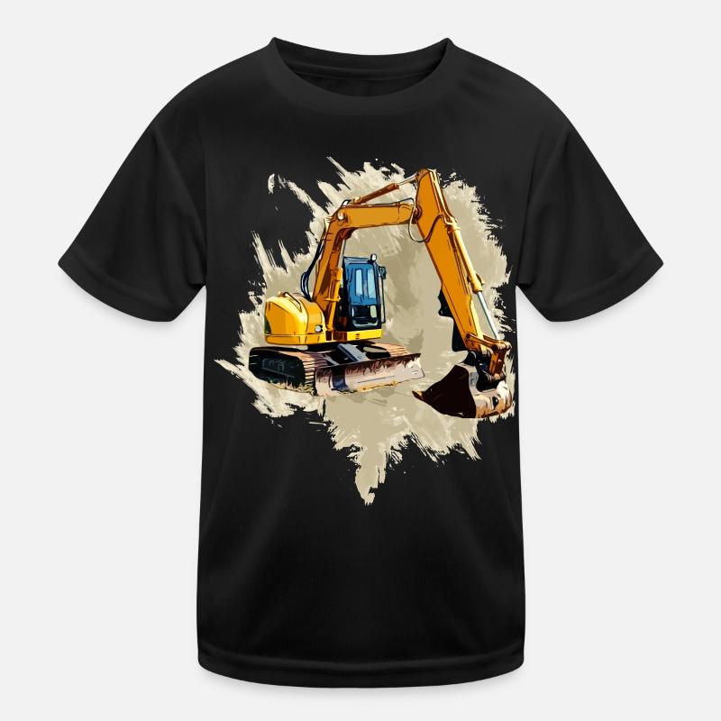 Schaufel-Bagger Kinder Funktions-T-Shirt